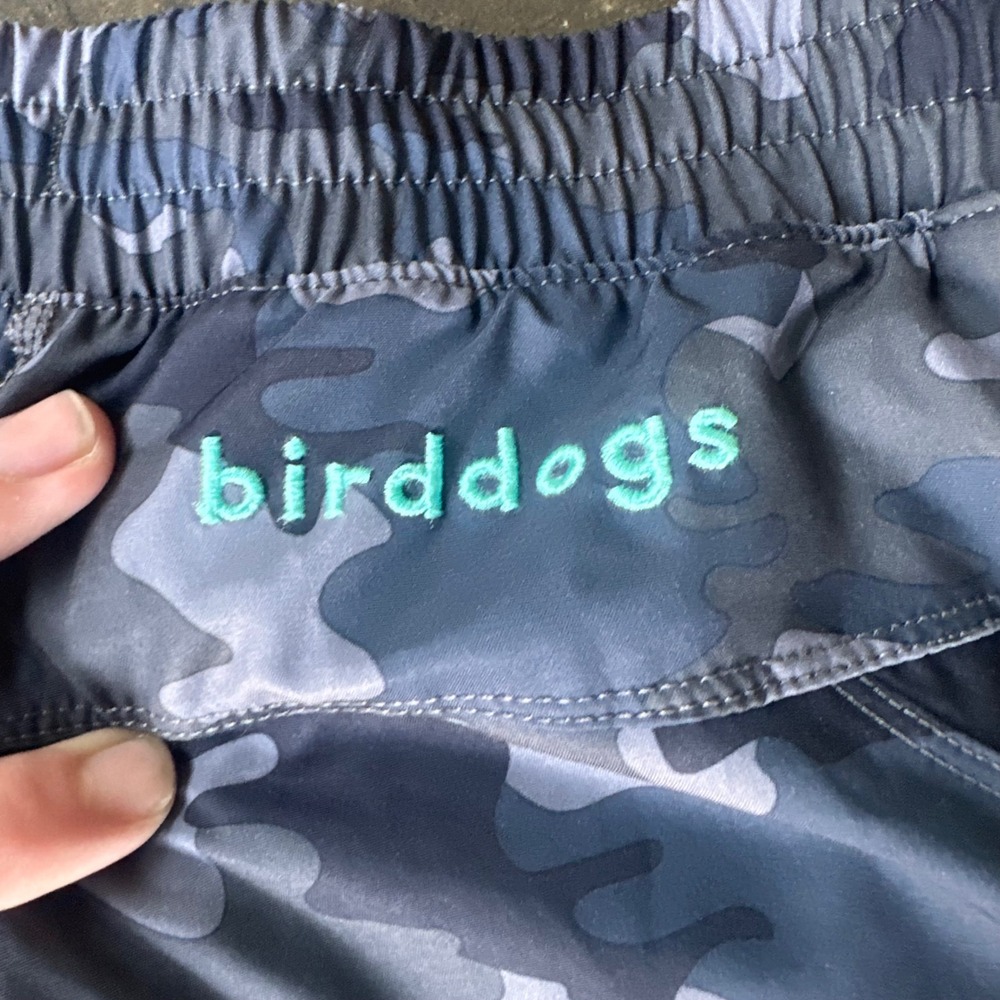 Birddogs Gym Shorts Mens 3XL Grey Camo Excellent Lined Athletic Performance - Picture 4 of 6